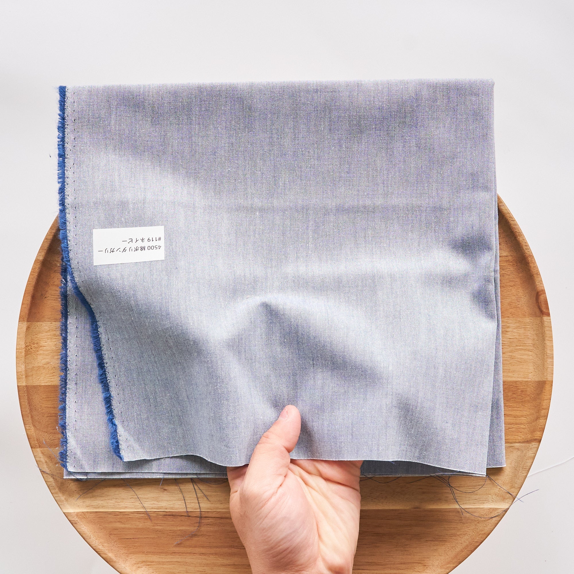 綿ポリ 交織ダンガリー #119ネイビー