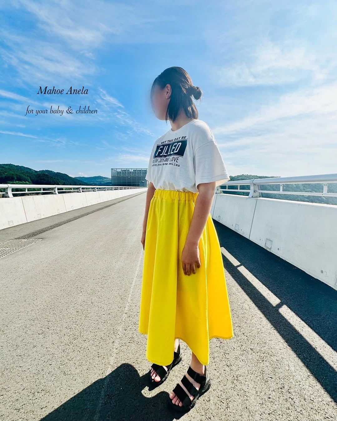 綿ポリダンガリー 無地 Instagram作品例 Cui3SCcplfu#カラー_#204　トロピカルイエロー