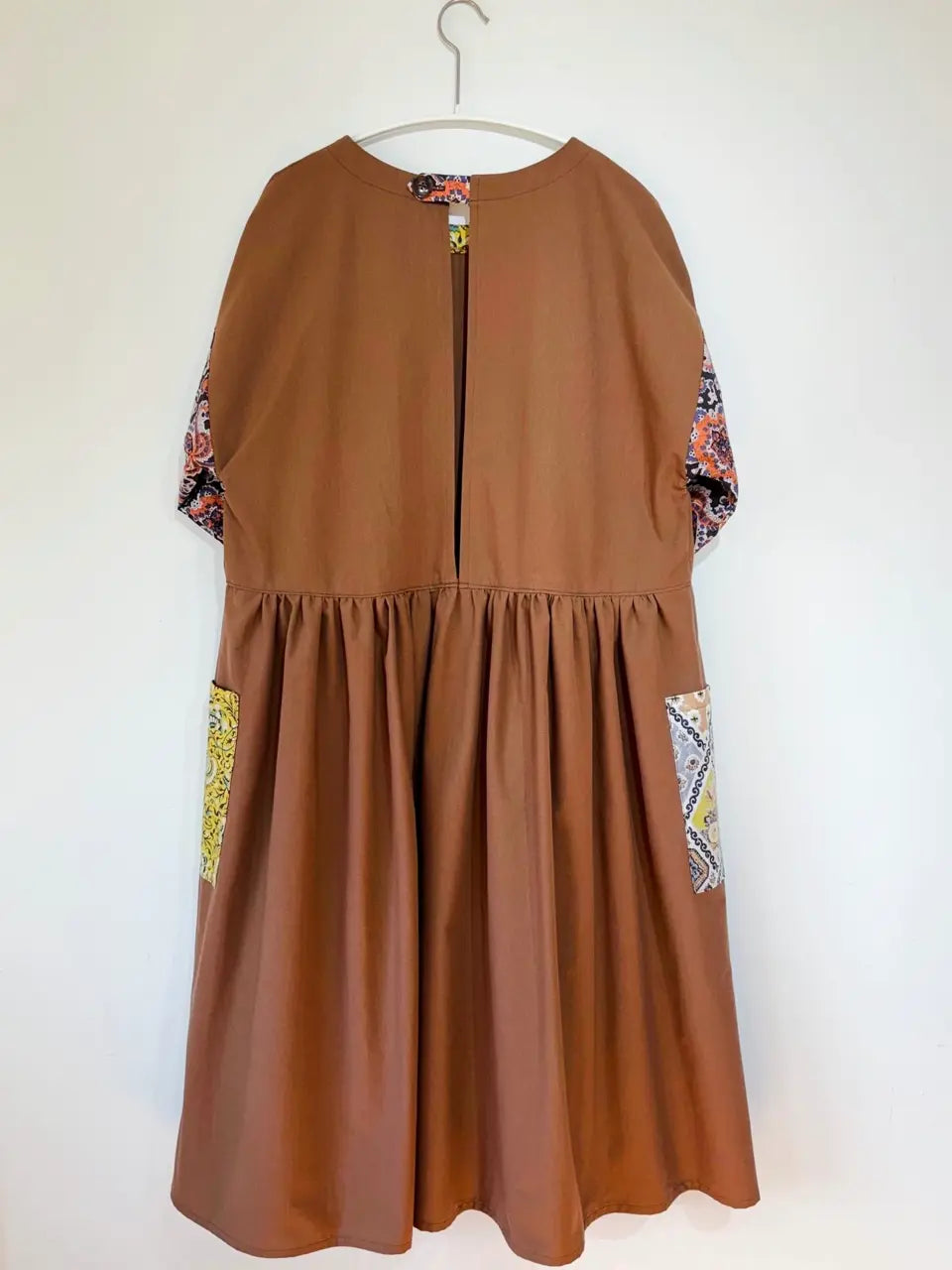 綿ポリ 交織ダンガリー #216モカブラウン