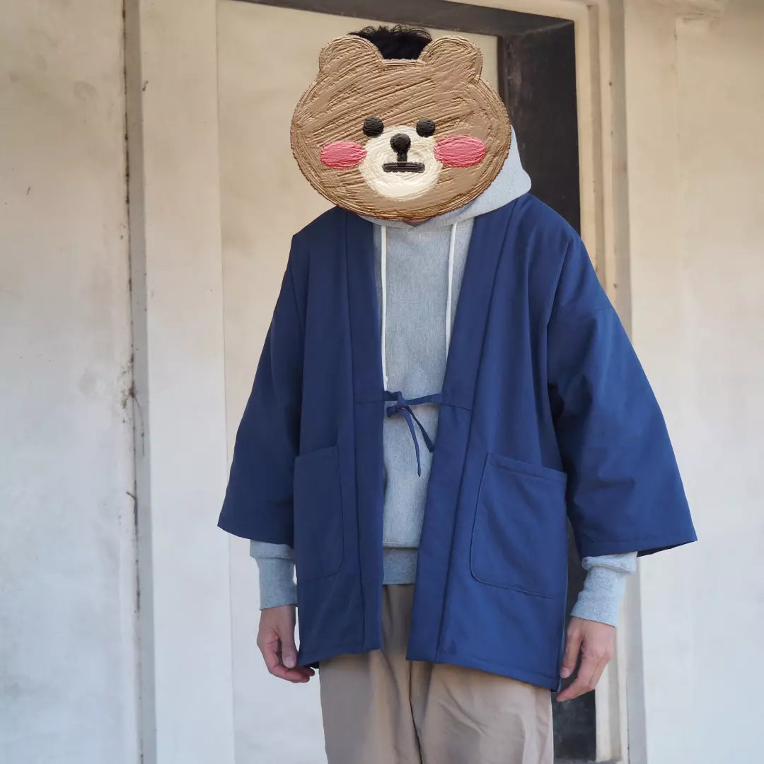 綿ポリダンガリー 無地 Instagram作品例 CzA7_k2Jbim#カラー_#221　ネイビーブルー