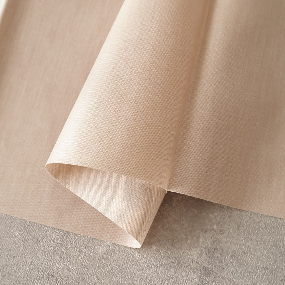 ラミネート加工 綿ポリ交織ダンガリー#107ベージュ