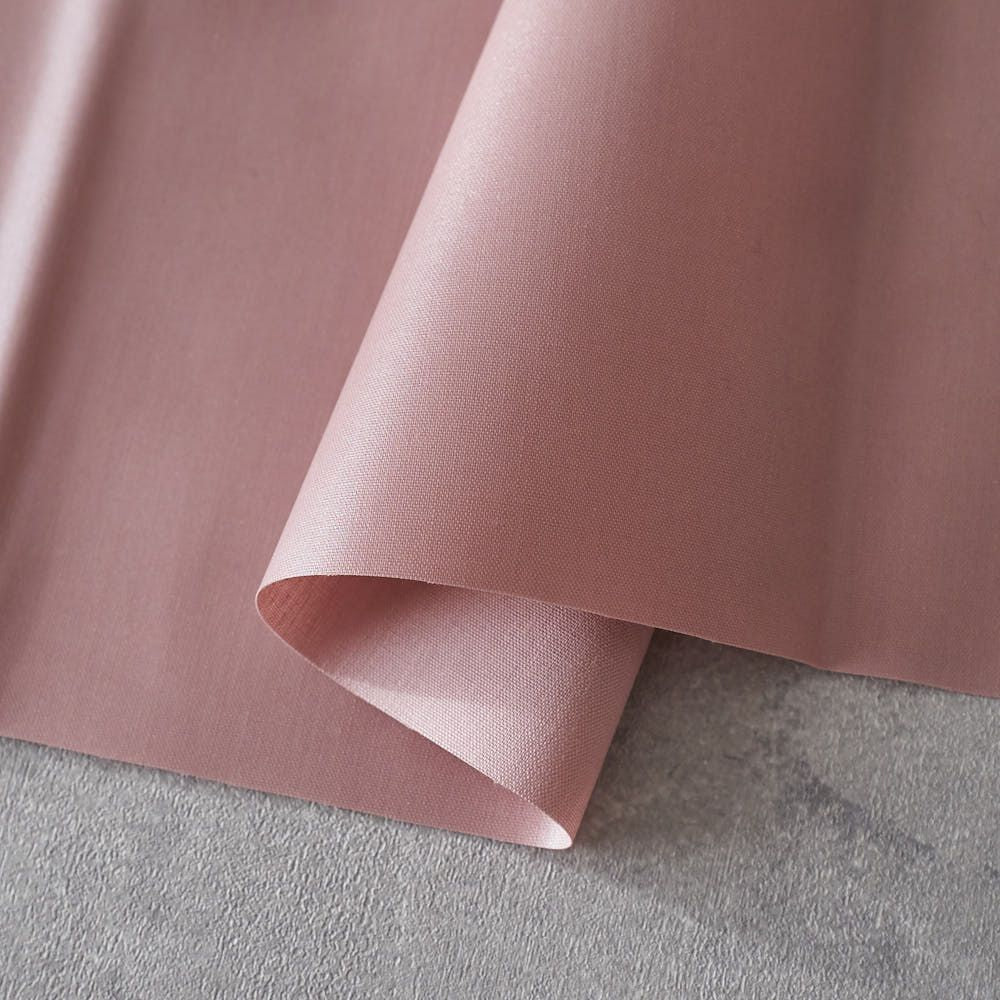 ラミネート加工 綿ポリ交織ダンガリー#202スモークピンク