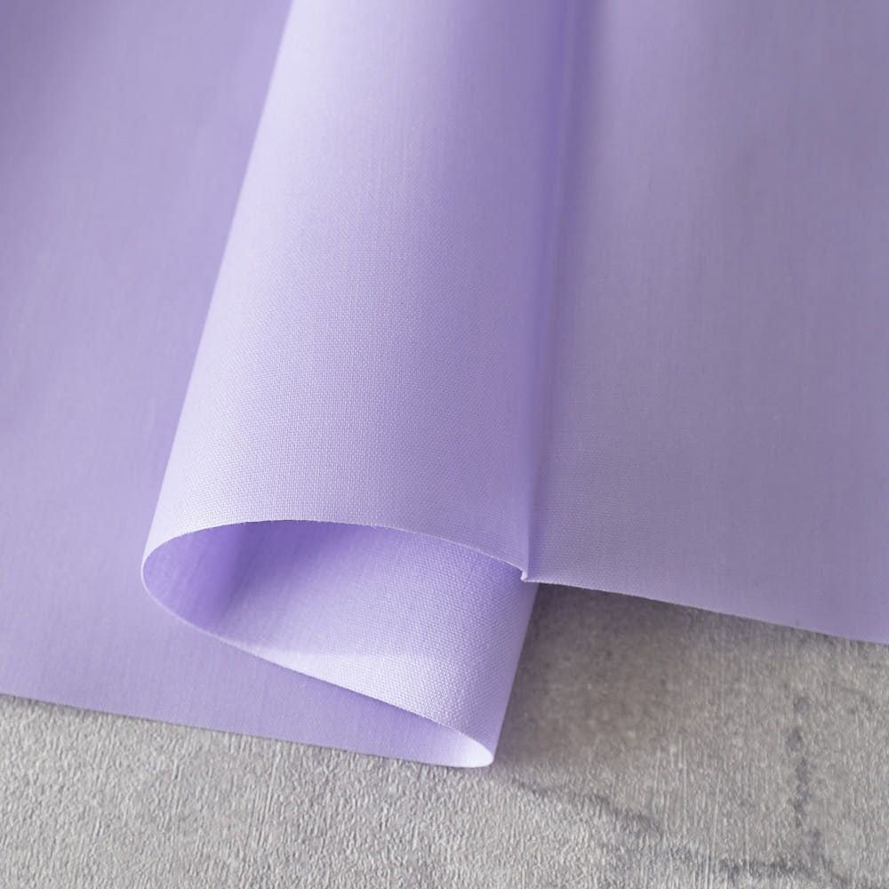 ラミネート加工 綿ポリ交織ダンガリー#210ラベンダー