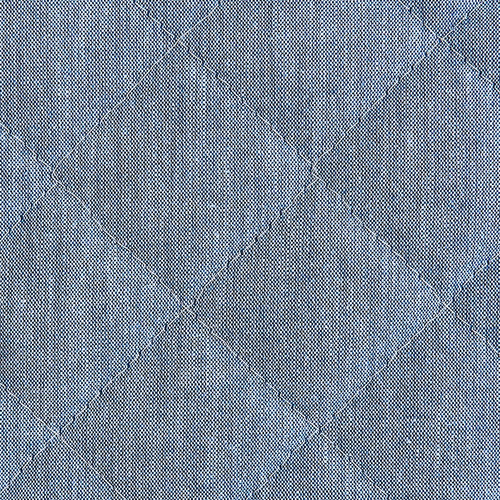 綿ポリ交織ダンガリー無地キルト#119ネイビー