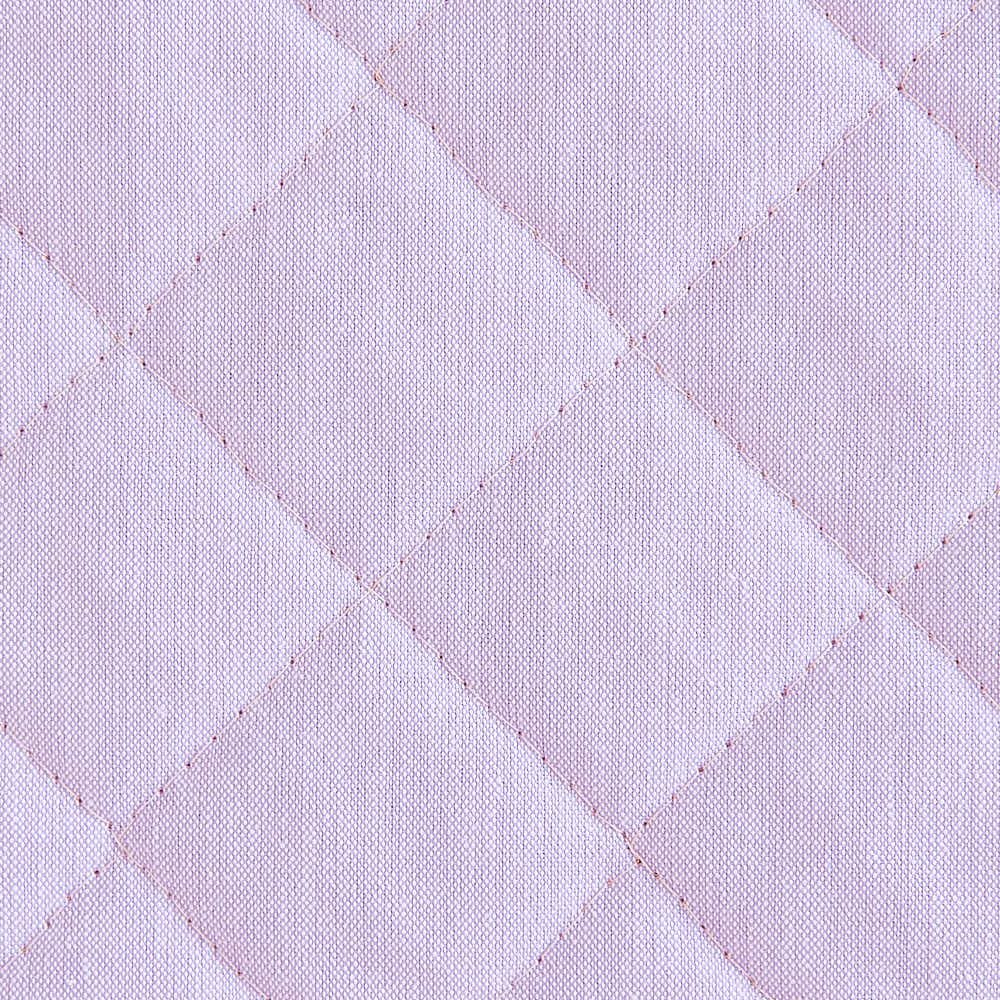 綿ポリ交織ダンガリー無地キルト#123ペールラベンダー