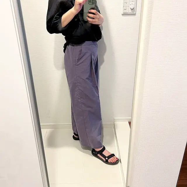 パンツの作品例 綿ポリダンガリー 無地