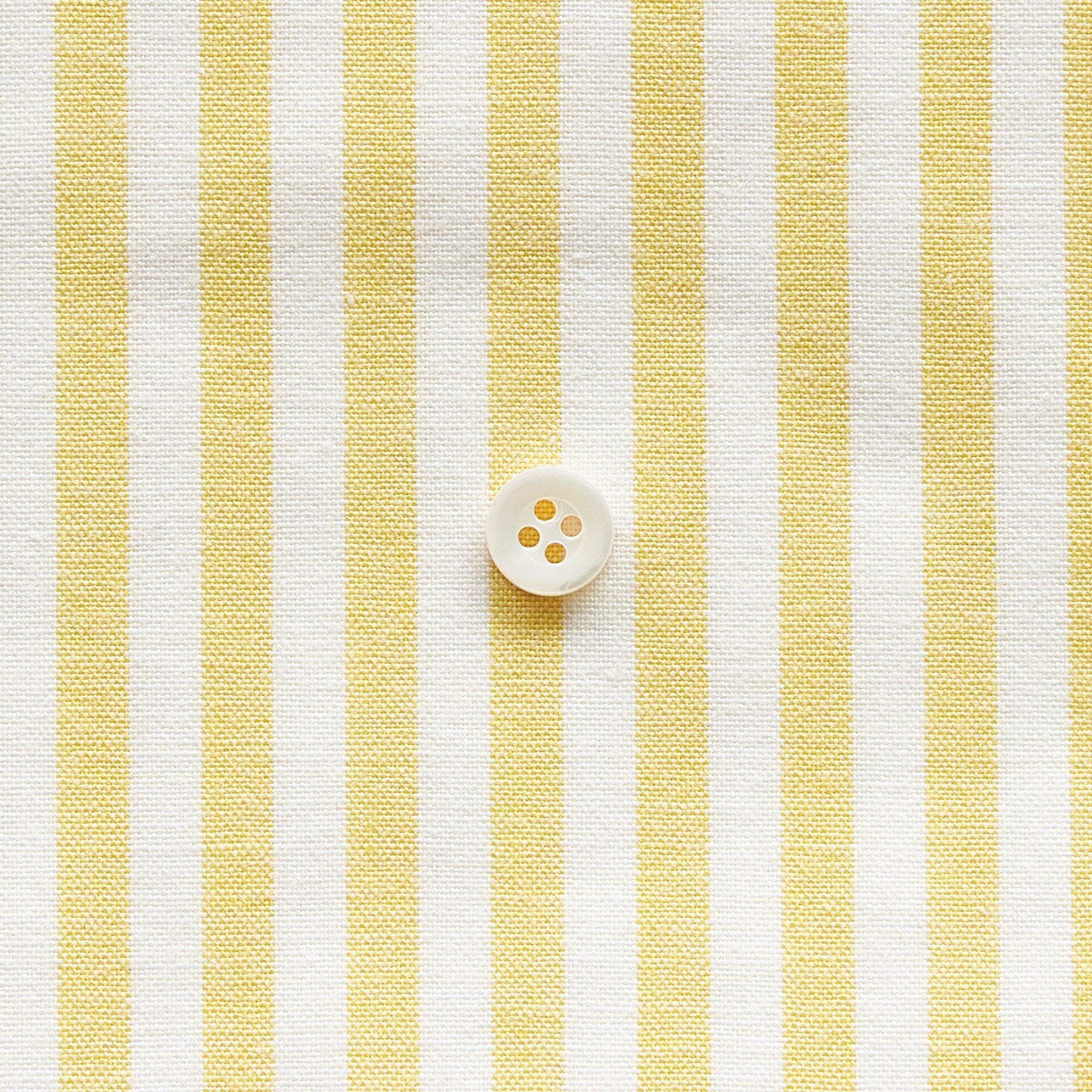 綿ポリ交織ダンガリー5mmストライプ#104 イエロー