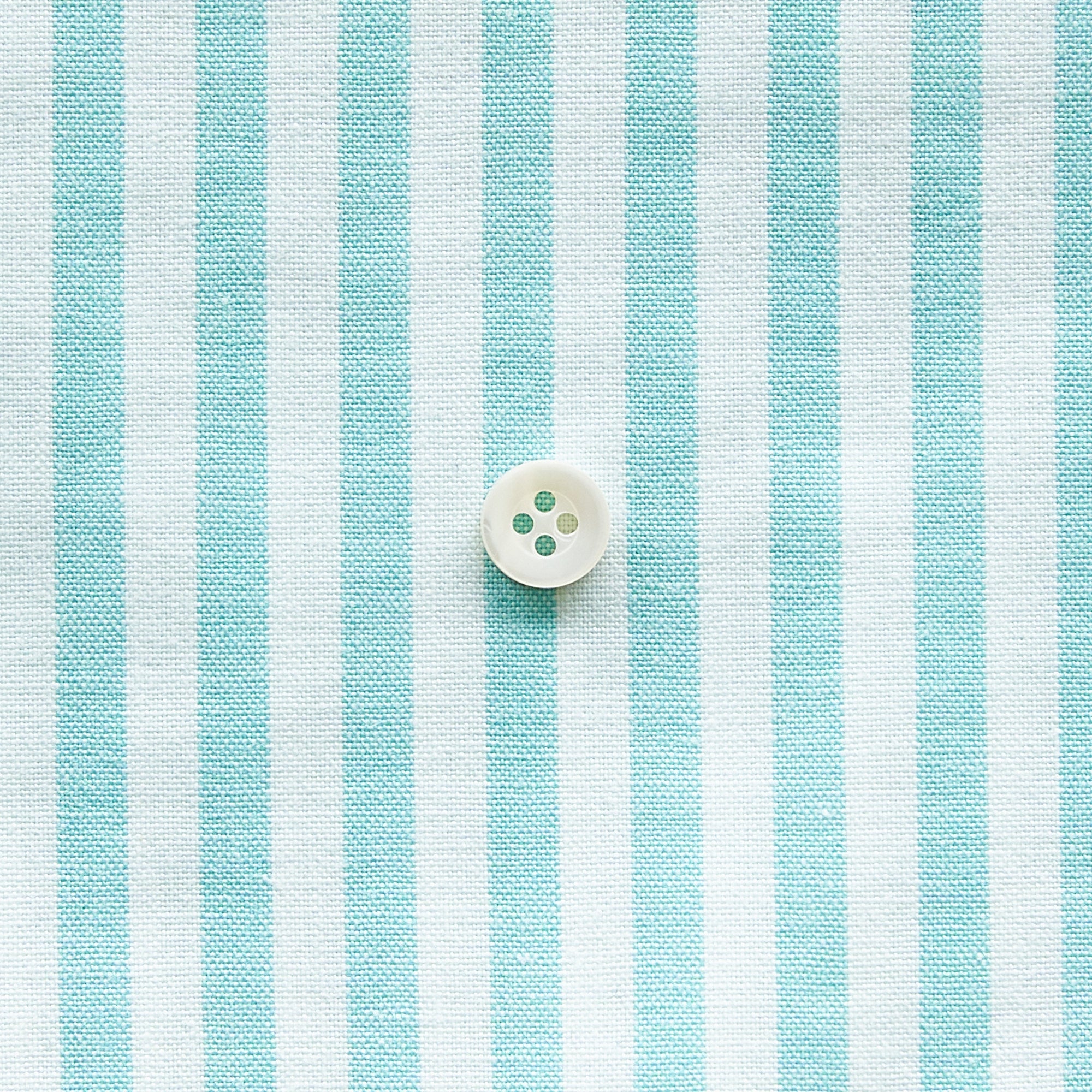 綿ポリ交織ダンガリー5mmストライプ#105 ミントグリーン