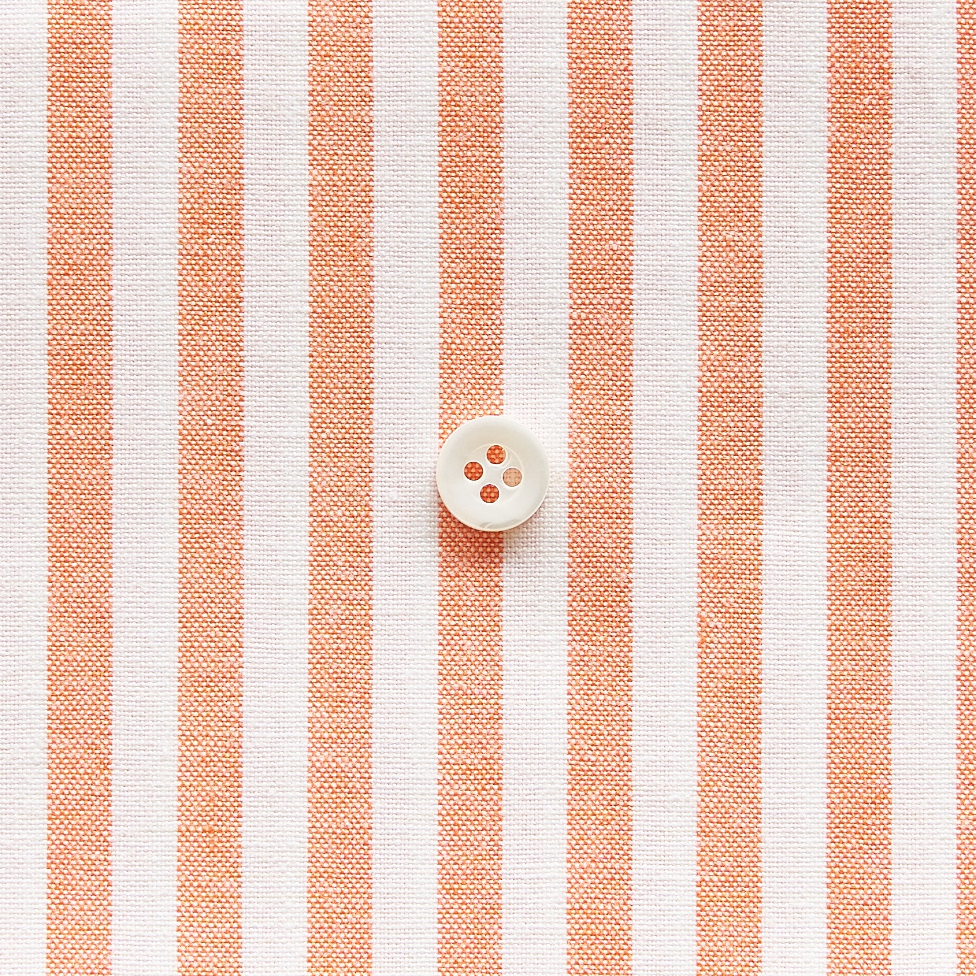 綿ポリ交織ダンガリー5mmストライプ#114 オレンジ