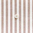 綿ポリダンガリー ストライプ#柄の大きさ_5mm#カラー_#116 ココア