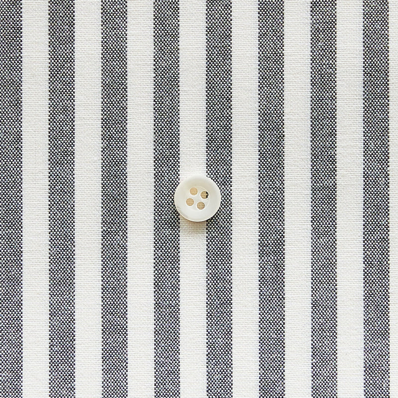 綿ポリダンガリー ストライプ#柄の大きさ_5mm#カラー_#120 ダークグレー