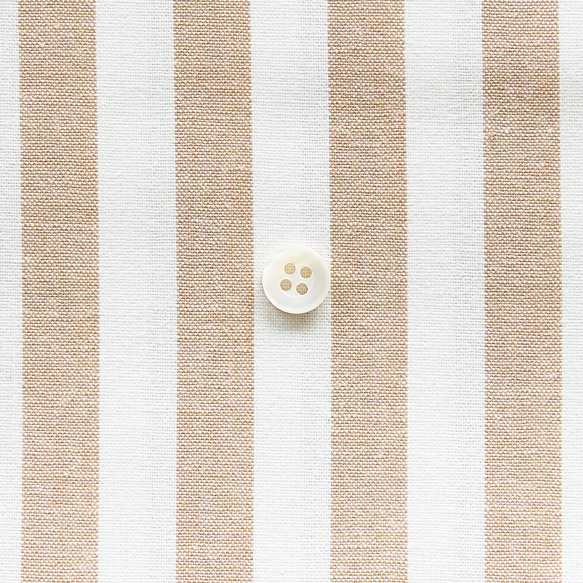 綿ポリ交織ダンガリー12mmストライプ#107 ベージュ