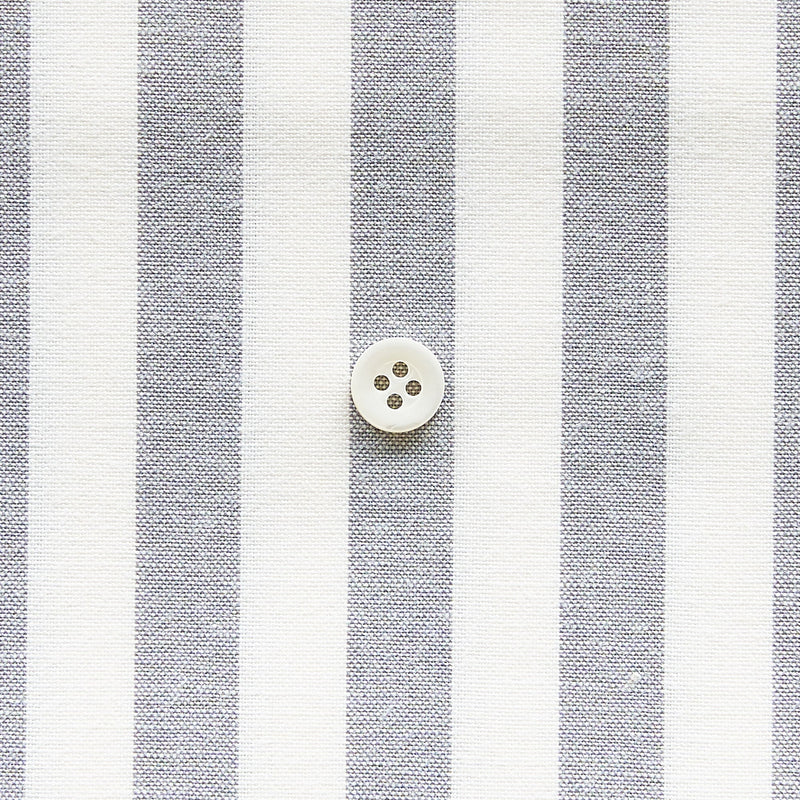 綿ポリダンガリー ストライプ#柄の大きさ_12mm#カラー_#108 グレー