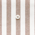 綿ポリダンガリー ストライプ#柄の大きさ_12mm#カラー_#116 ココア