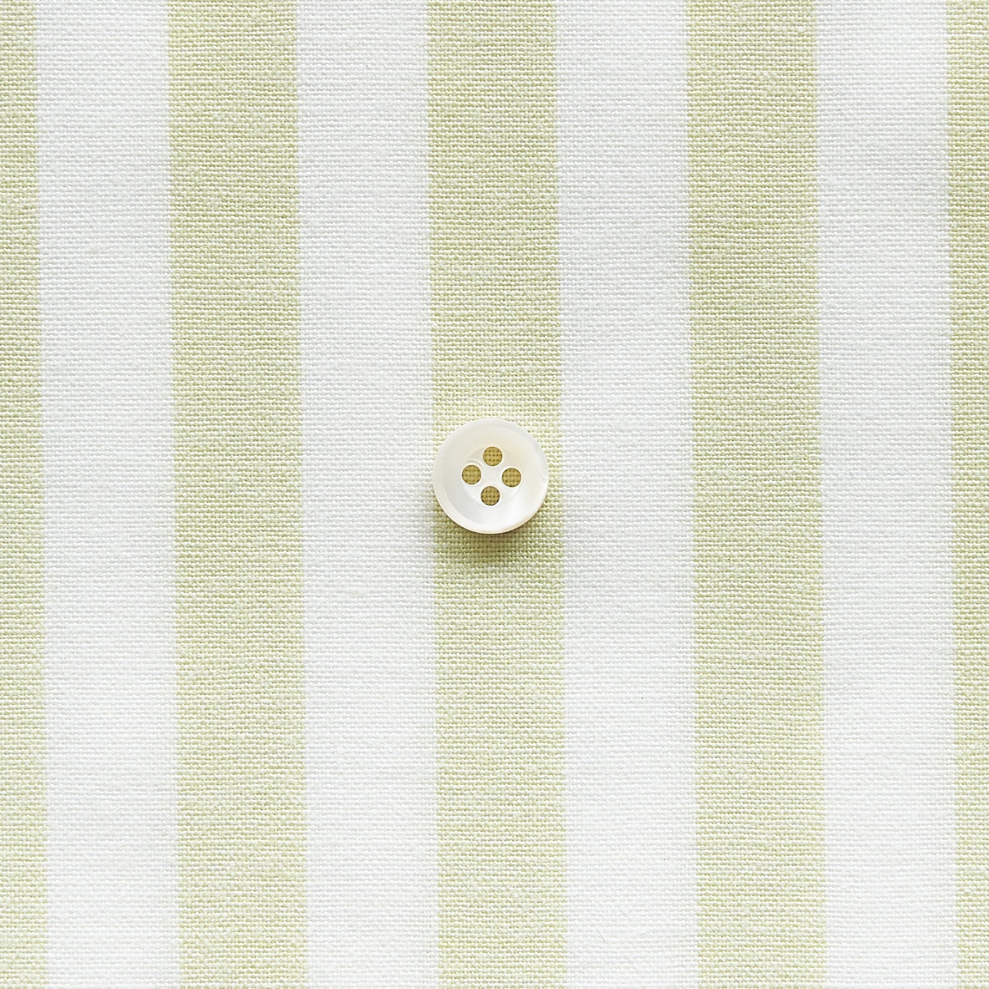 綿ポリ交織ダンガリー12mmストライプ#125 サラダグリーン