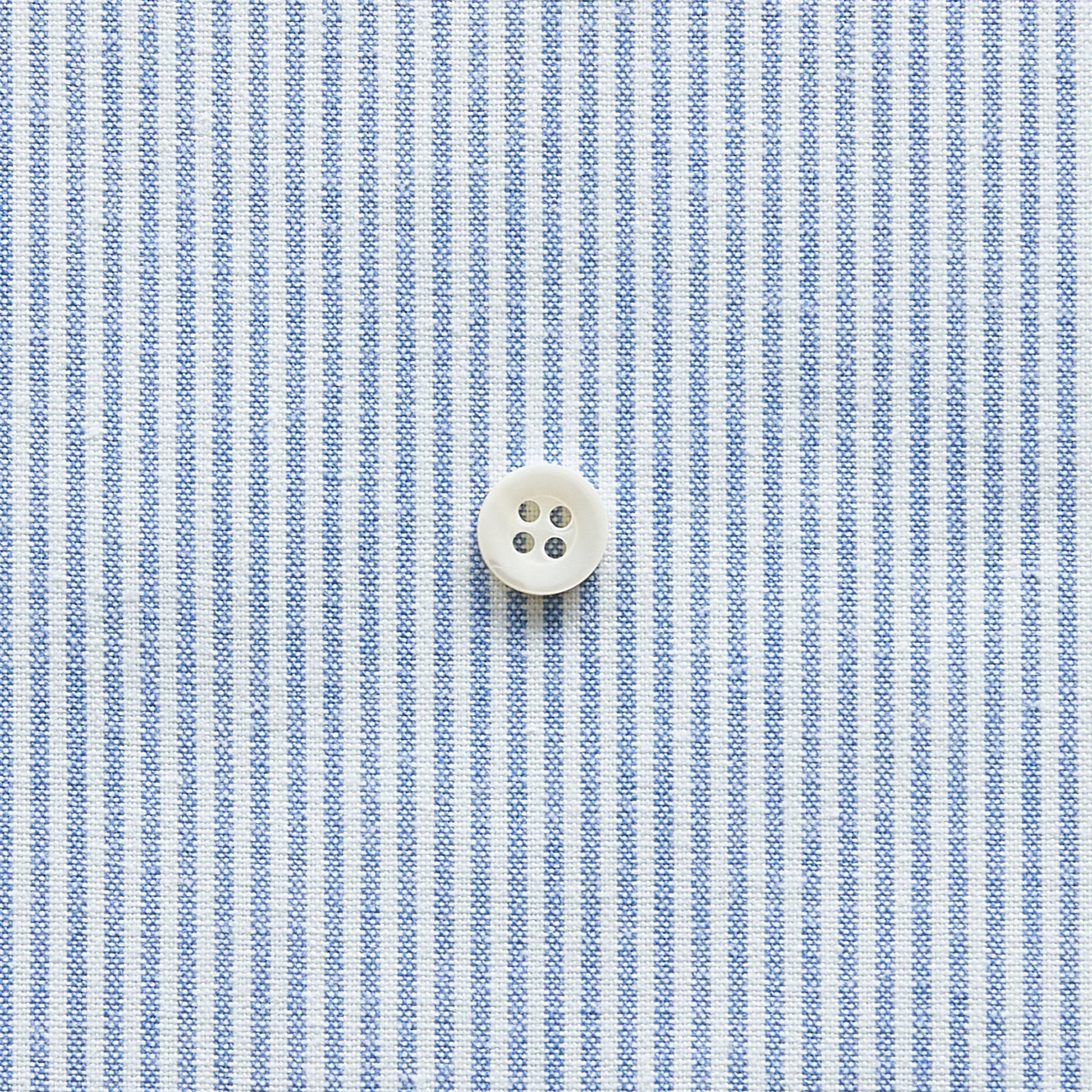 綿ポリ交織ダンガリー1.5mmストライプ#106 マリンブルー