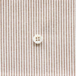 綿ポリダンガリー ストライプ#柄の大きさ_1.5mm#カラー_#116 ココア