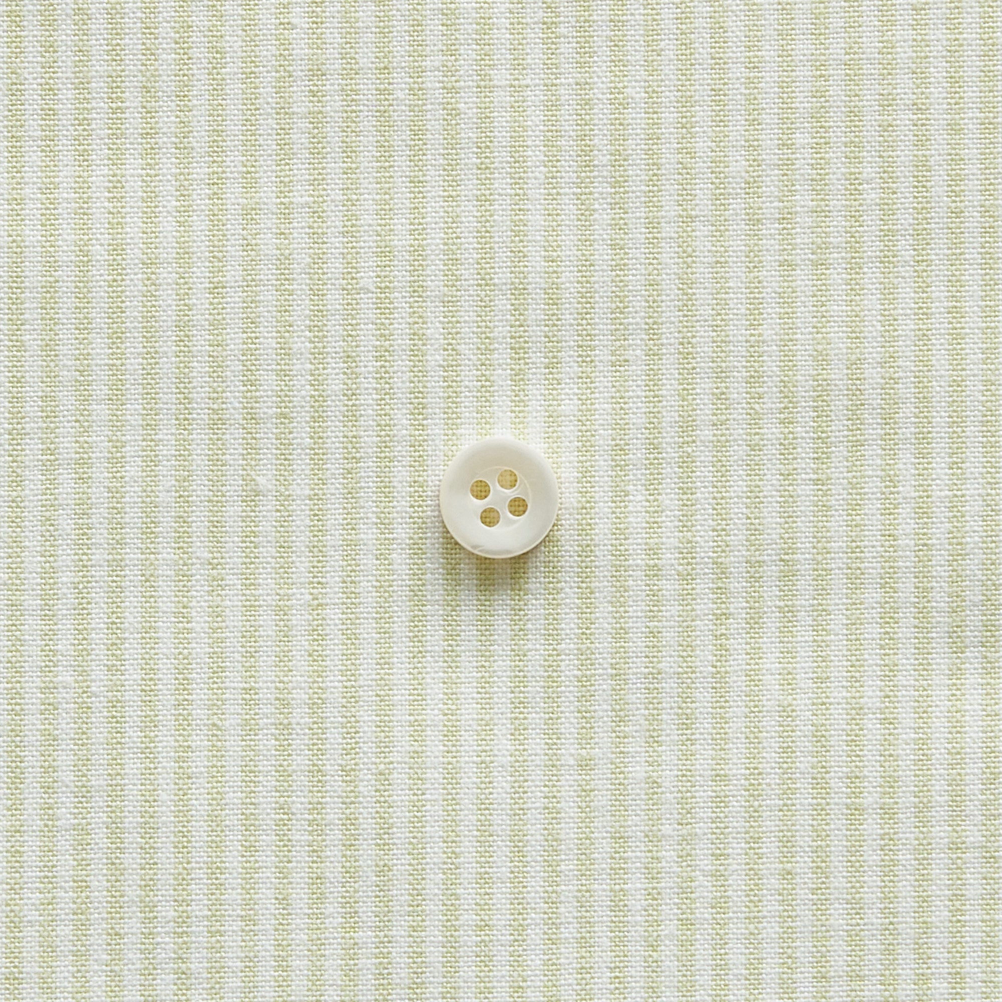 綿ポリ交織ダンガリー1.5mmストライプ#125 サラダグリーン