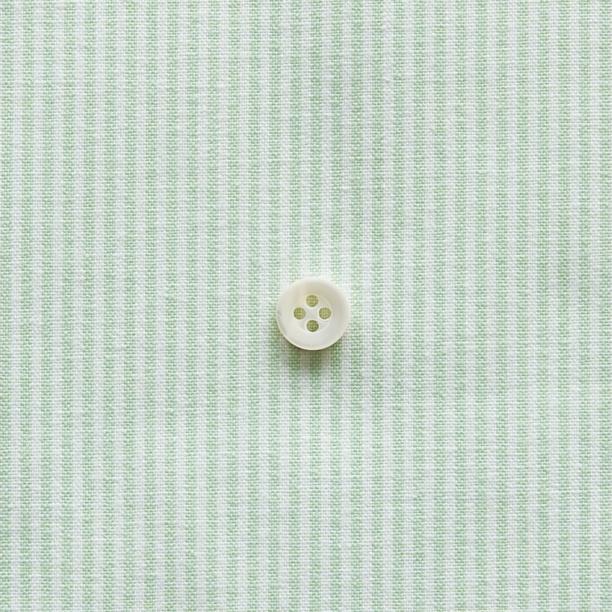 綿ポリ交織ダンガリー1.5mmストライプ#126 スプリンググリーン