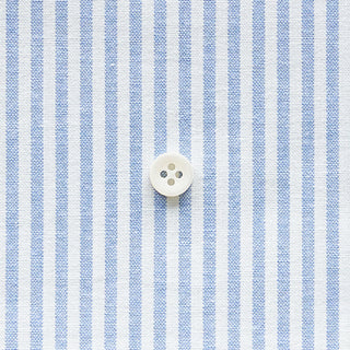 綿ポリダンガリー ストライプ#柄の大きさ_3mm#カラー_#106 マリンブルー