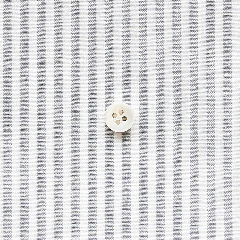 綿ポリダンガリー ストライプ#柄の大きさ_3mm#カラー_#108 グレー