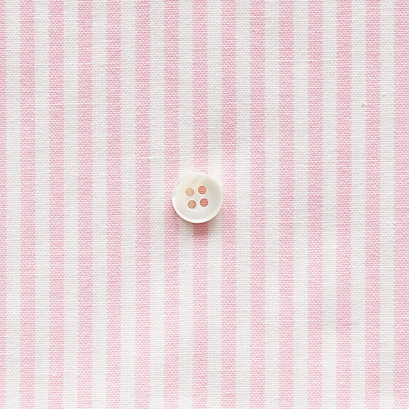 綿ポリダンガリー ストライプ#柄の大きさ_3mm#カラー_#109 ピンク