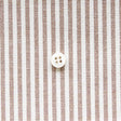 綿ポリダンガリー ストライプ#柄の大きさ_3mm#カラー_#116 ココア