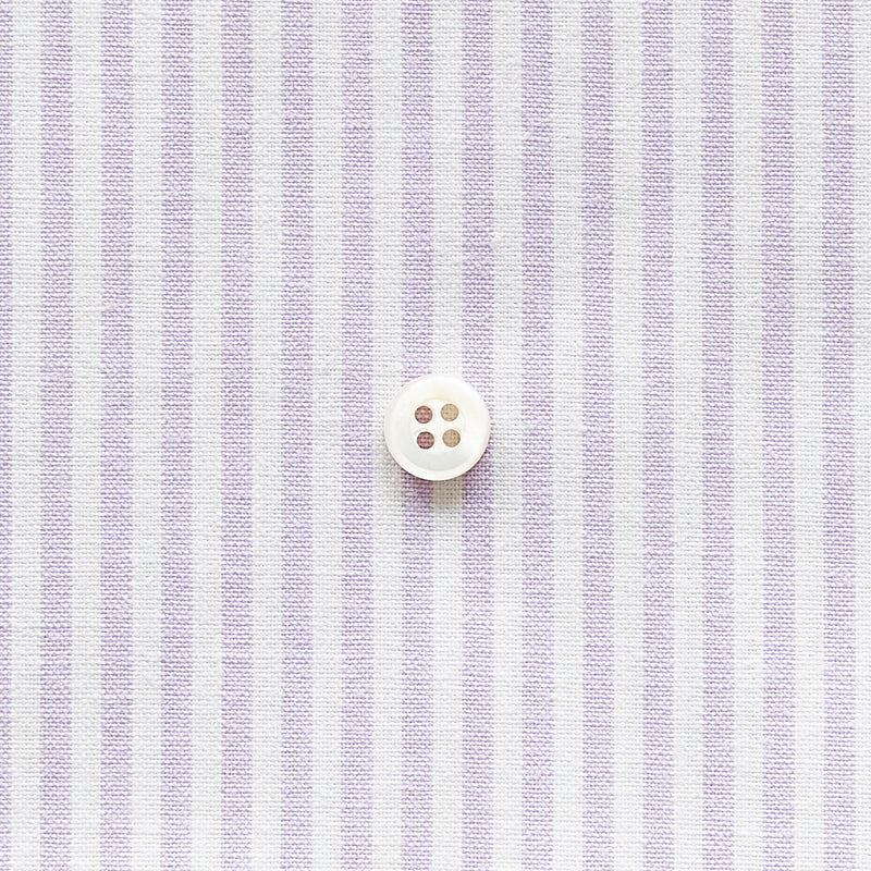 綿ポリダンガリー ストライプ#柄の大きさ_3mm#カラー_#123 ペールラベンダー