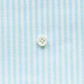 綿ポリダンガリー ストライプ#柄の大きさ_3mm#カラー_#124 アクアブルー