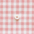 綿ポリダンガリー ギンガムチェック#柄の大きさ_5mm#カラー_#102 サーモンピンク