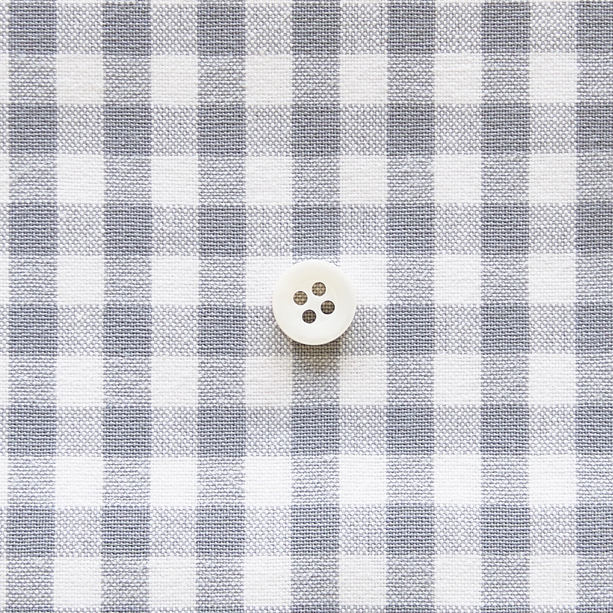 綿ポリ交織ダンガリー5mmギンガム#108 グレー