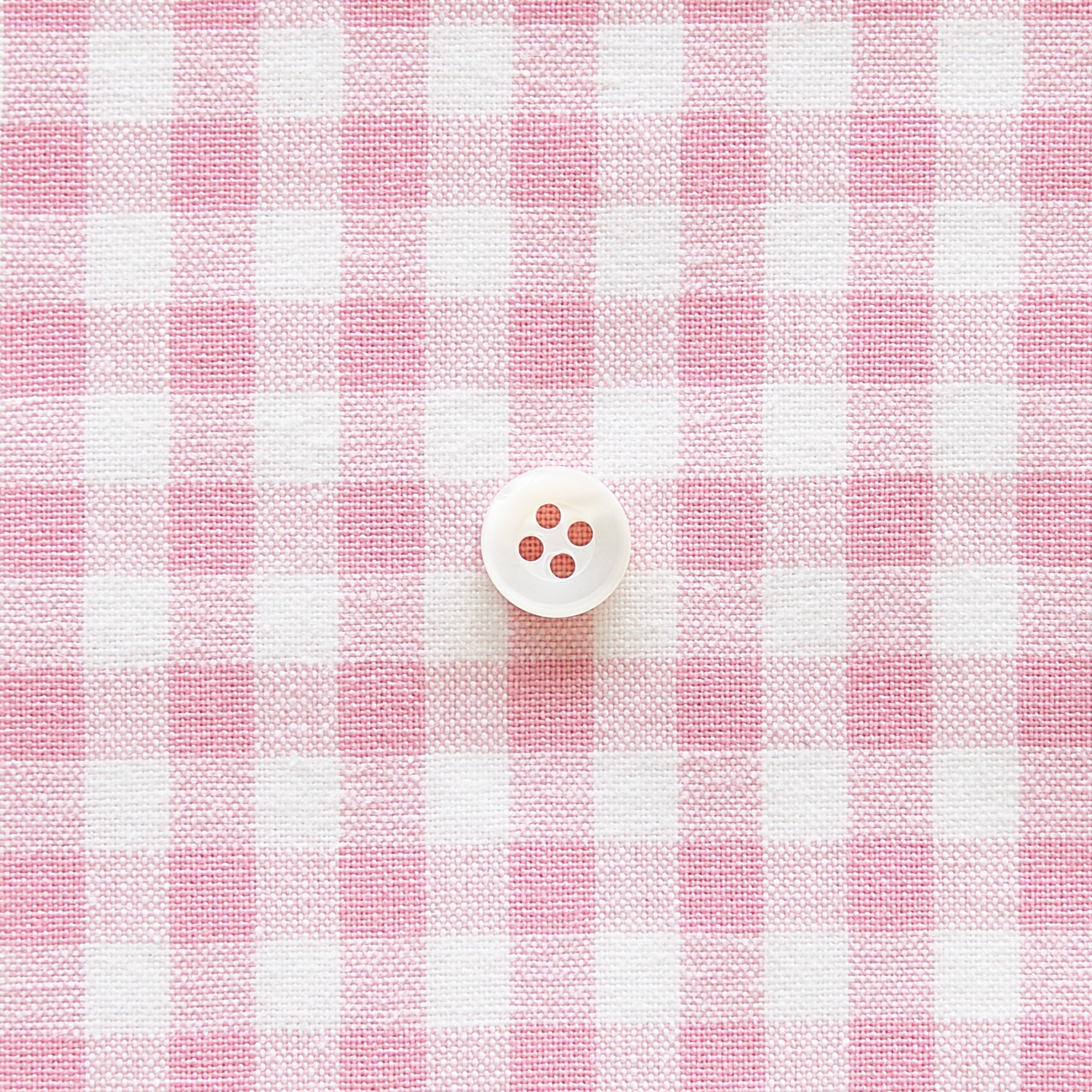 綿ポリ交織ダンガリー5mmギンガム#109ピンク