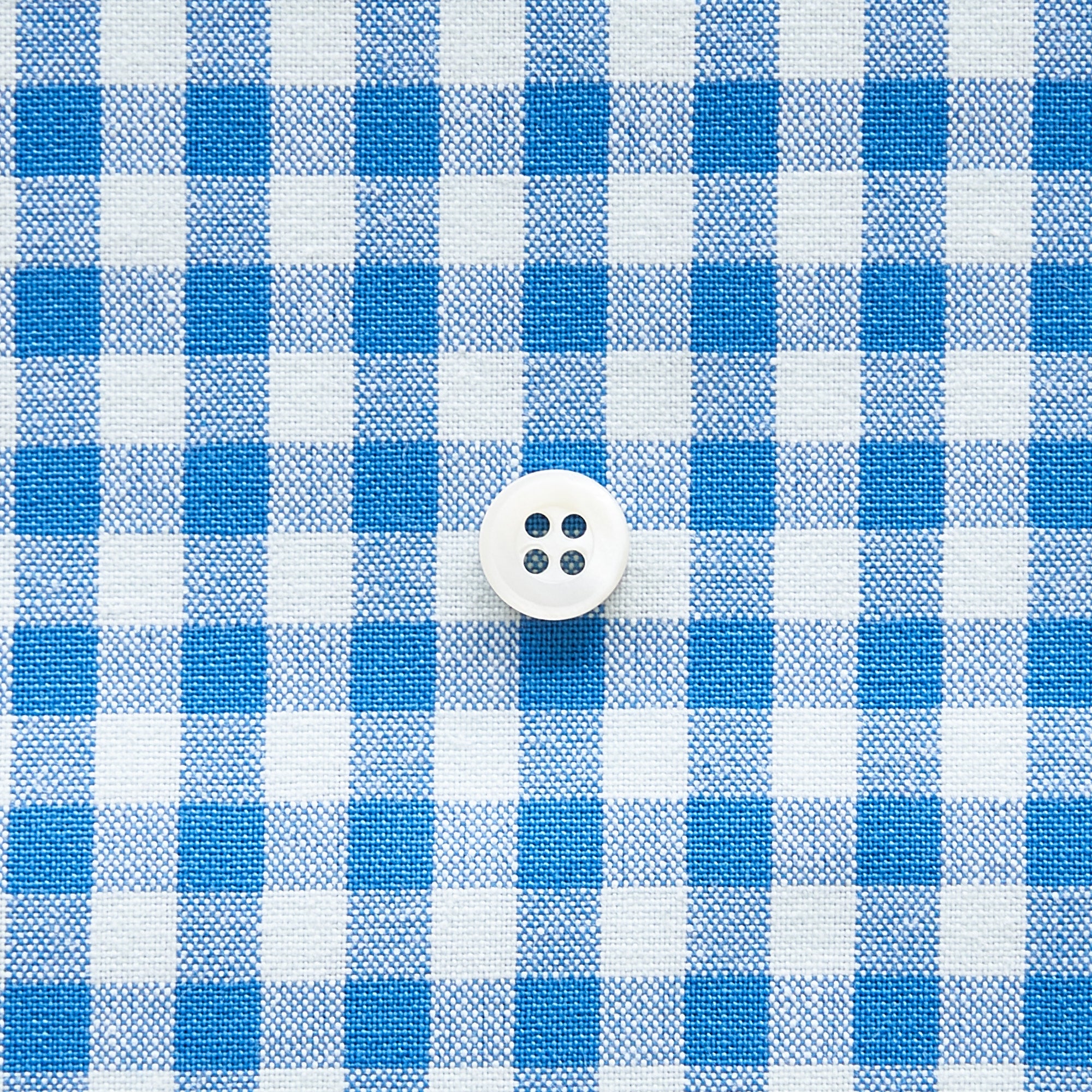 綿ポリ交織ダンガリー5mmギンガム#118 ブルー