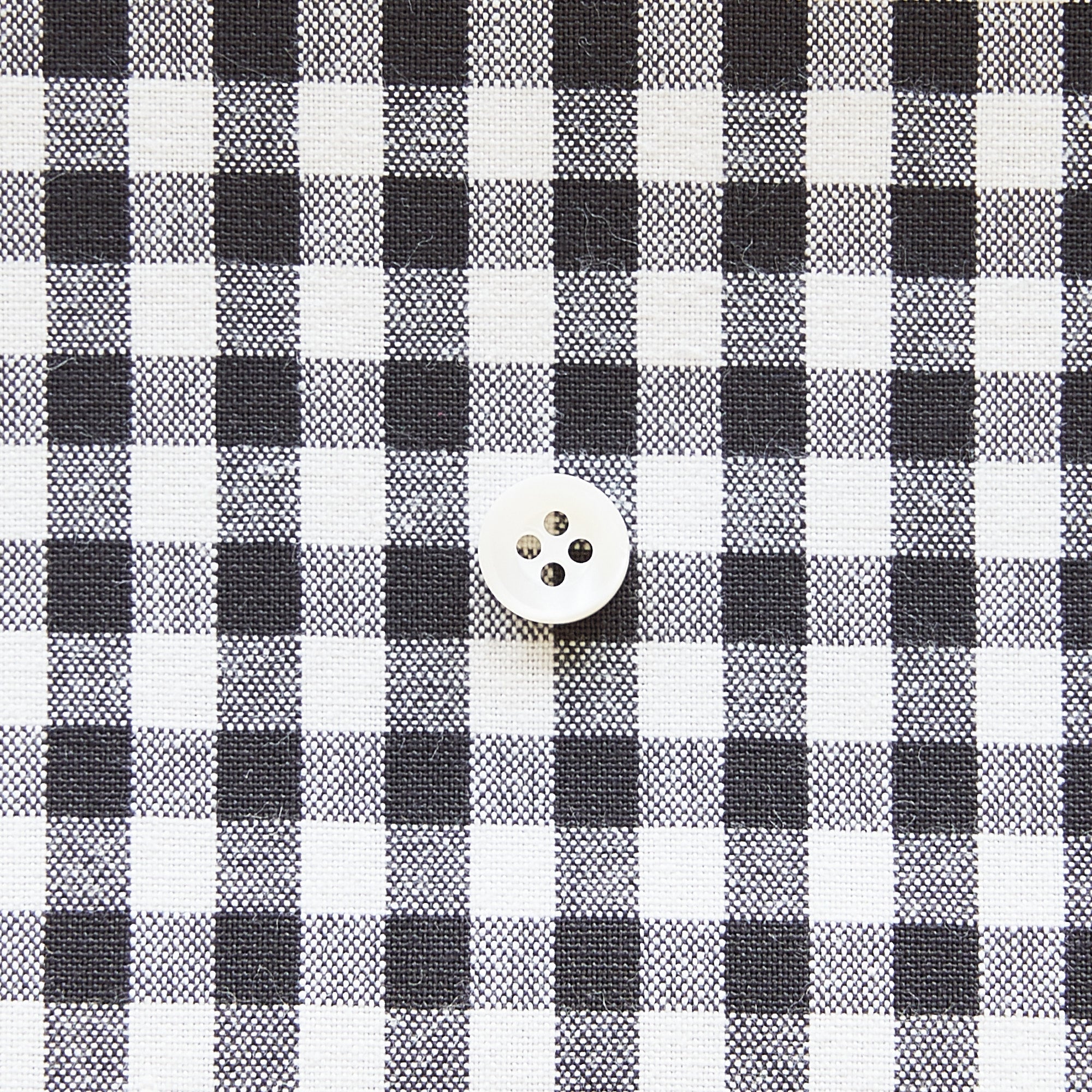 綿ポリ交織ダンガリー5mmギンガム#120 ダークグレー