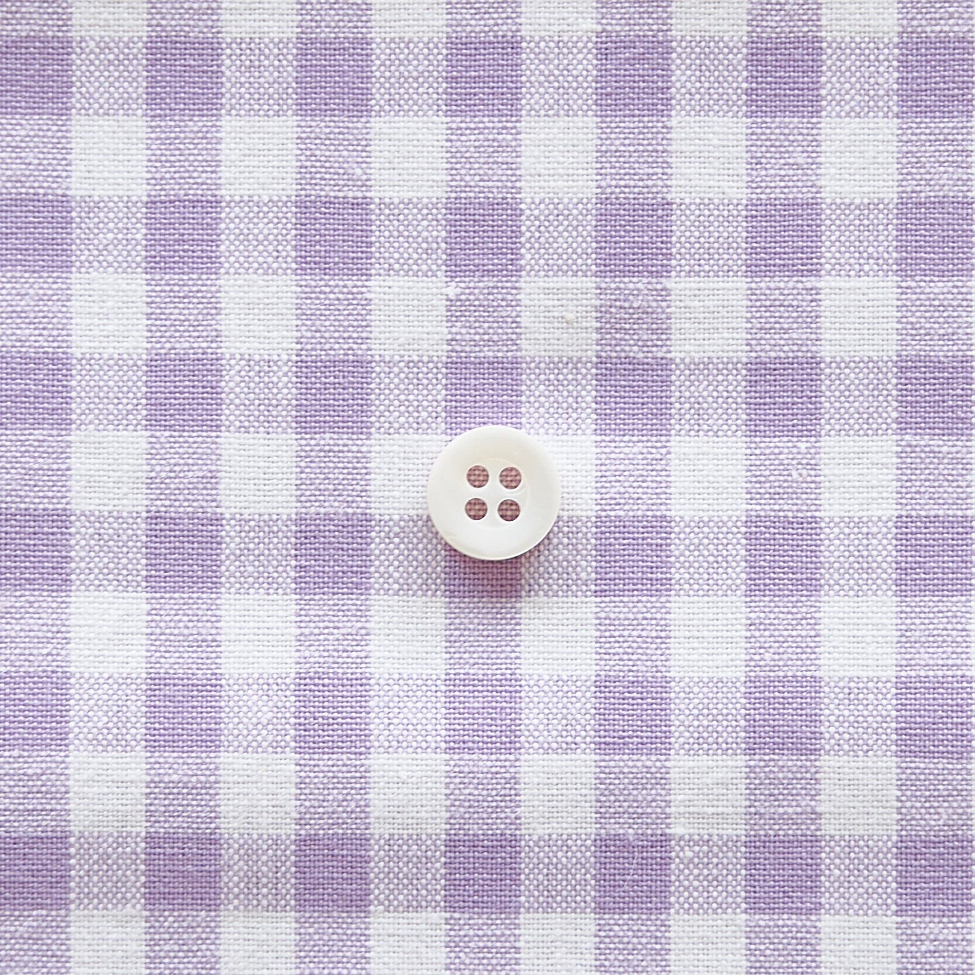 綿ポリ交織ダンガリー5mmギンガム#123 ペールラベンダー