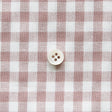 綿ポリダンガリー ギンガムチェック#柄の大きさ_5mm#カラー_#202 スモークピンク