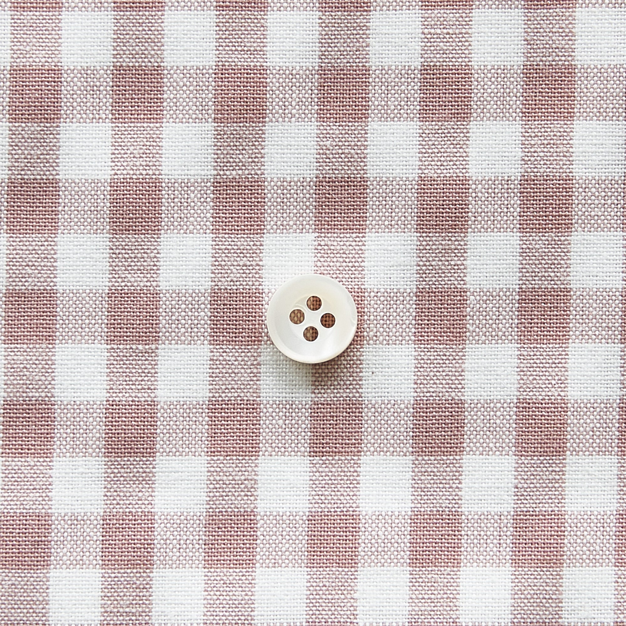 綿ポリ交織ダンガリー5mmギンガム#202 スモークピンク