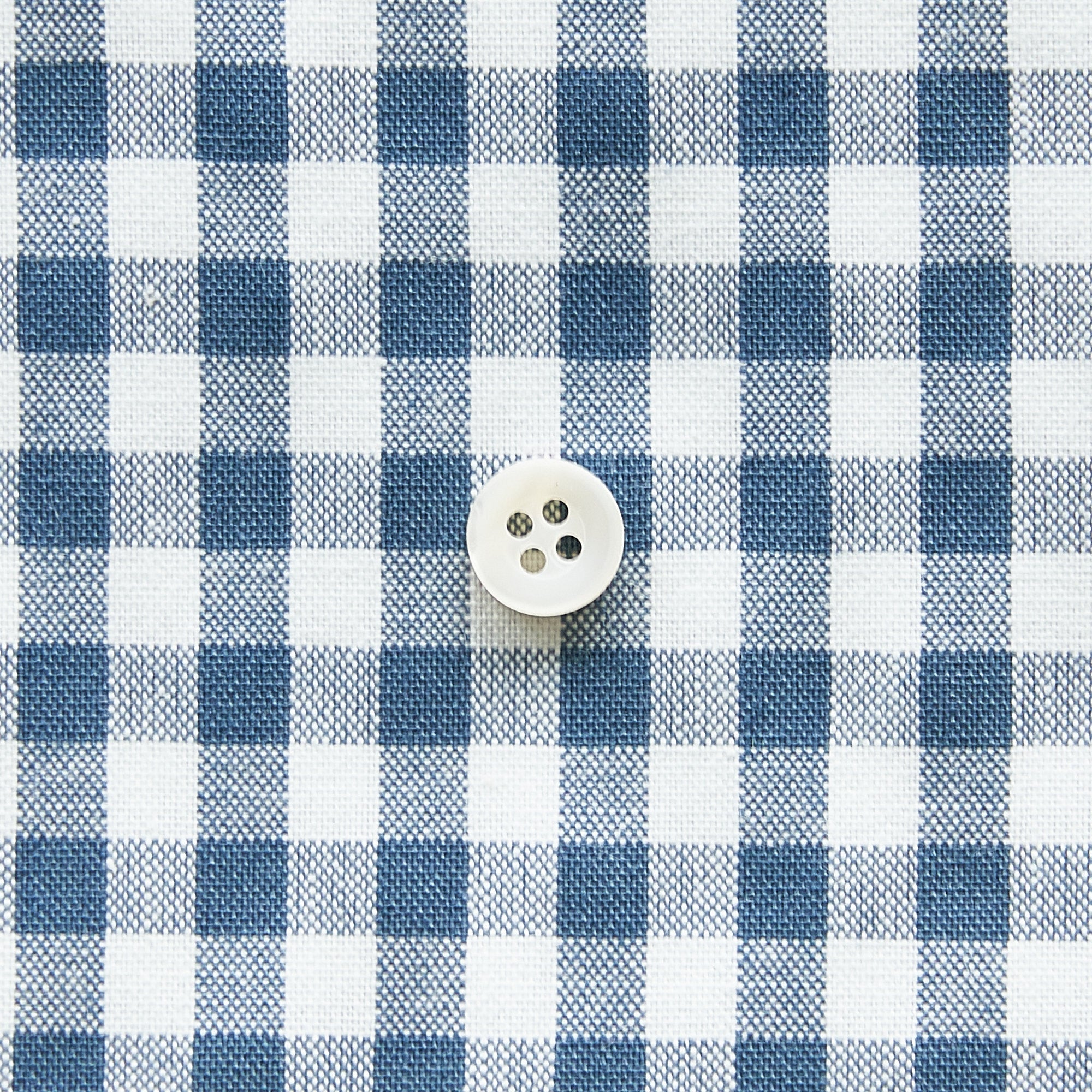 綿ポリ交織ダンガリー5mmギンガム#203 ティールブルー