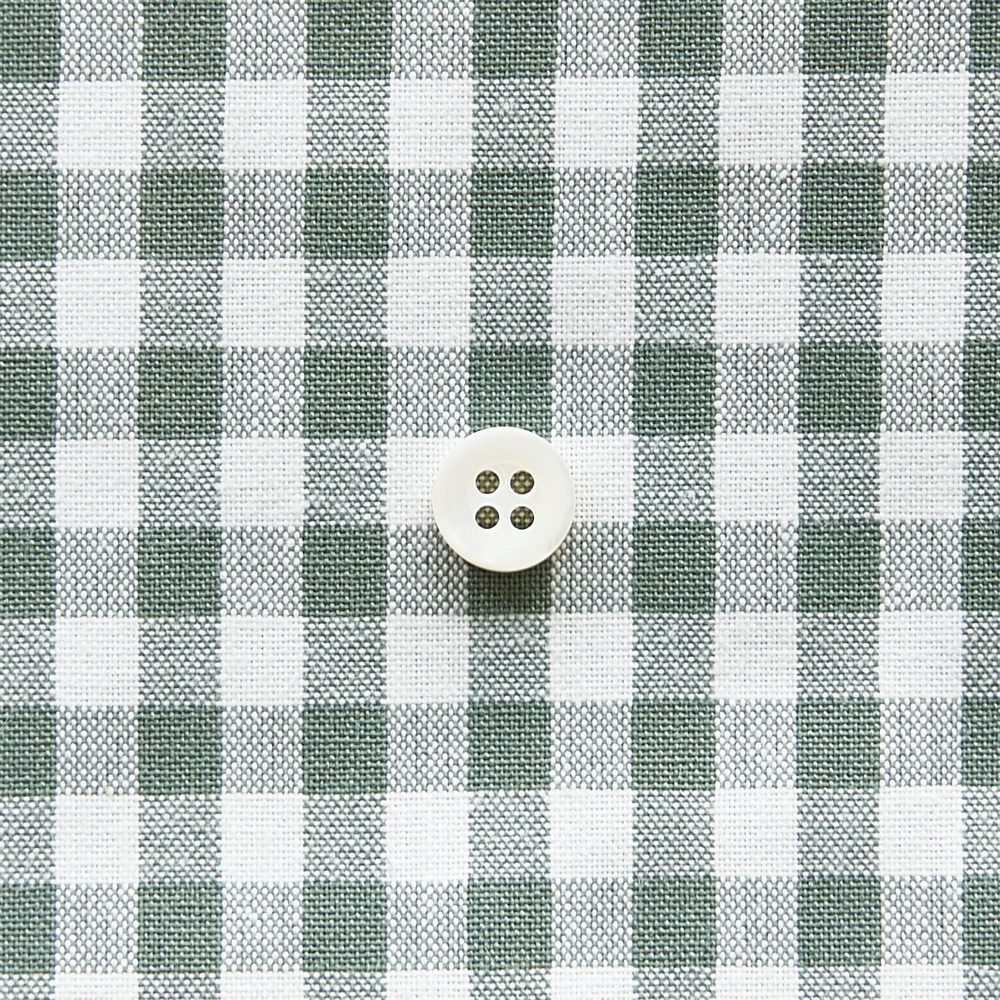 綿ポリ交織ダンガリー5mmギンガム#214 カーキ