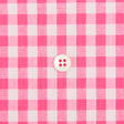 綿ポリダンガリー ギンガムチェック#柄の大きさ_5mm#カラー_#222 チェリーピンク
