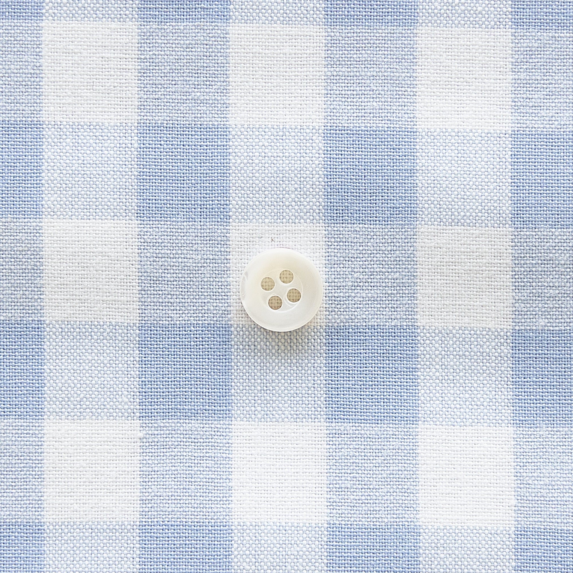 綿ポリ交織ダンガリー12mmギンガム#103 みずいろ