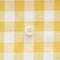 綿ポリ交織ダンガリー12mmギンガム#104 イエロー
