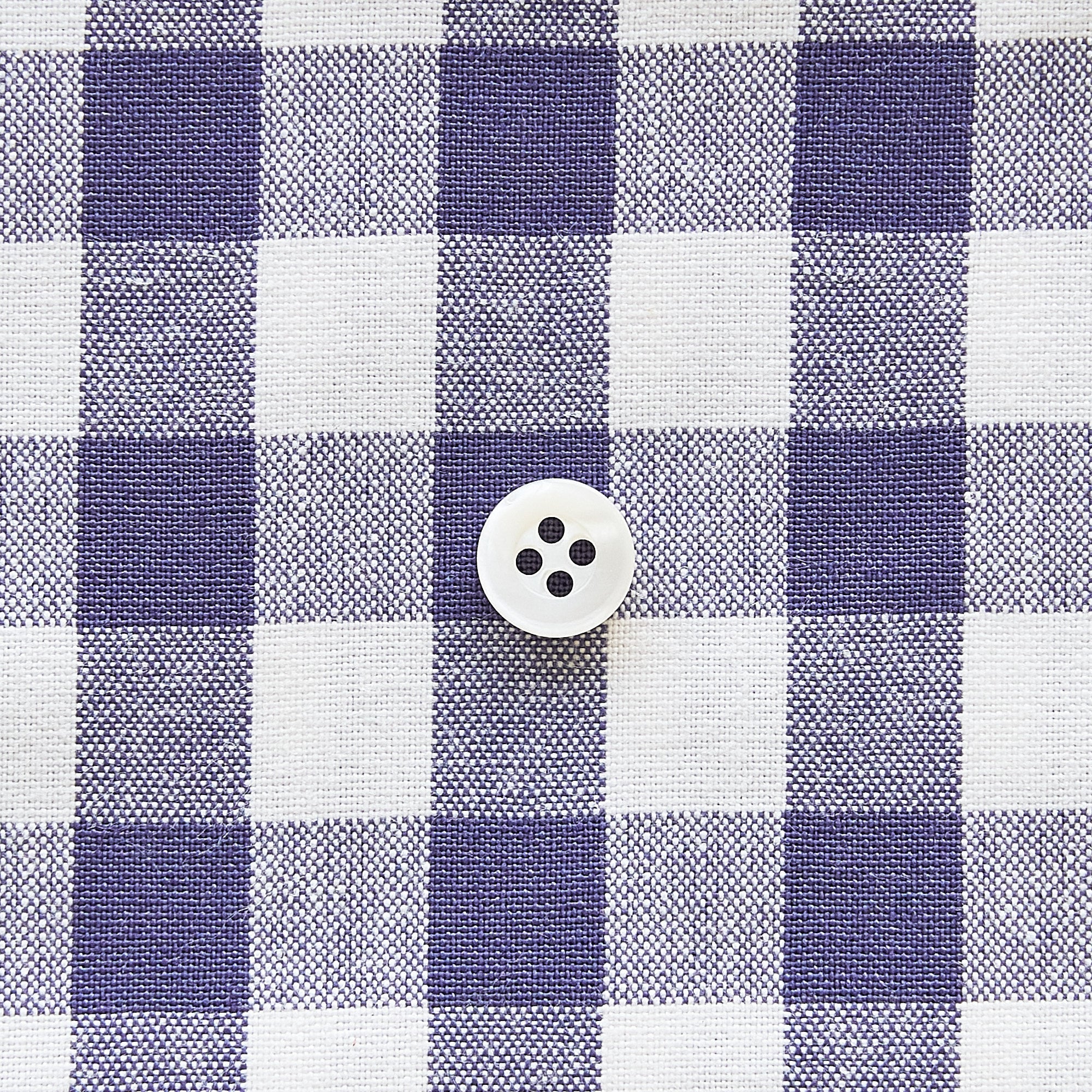 綿ポリ交織ダンガリー12mmギンガム#110 パープル