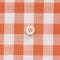 綿ポリ交織ダンガリー12mmギンガム#114 オレンジ