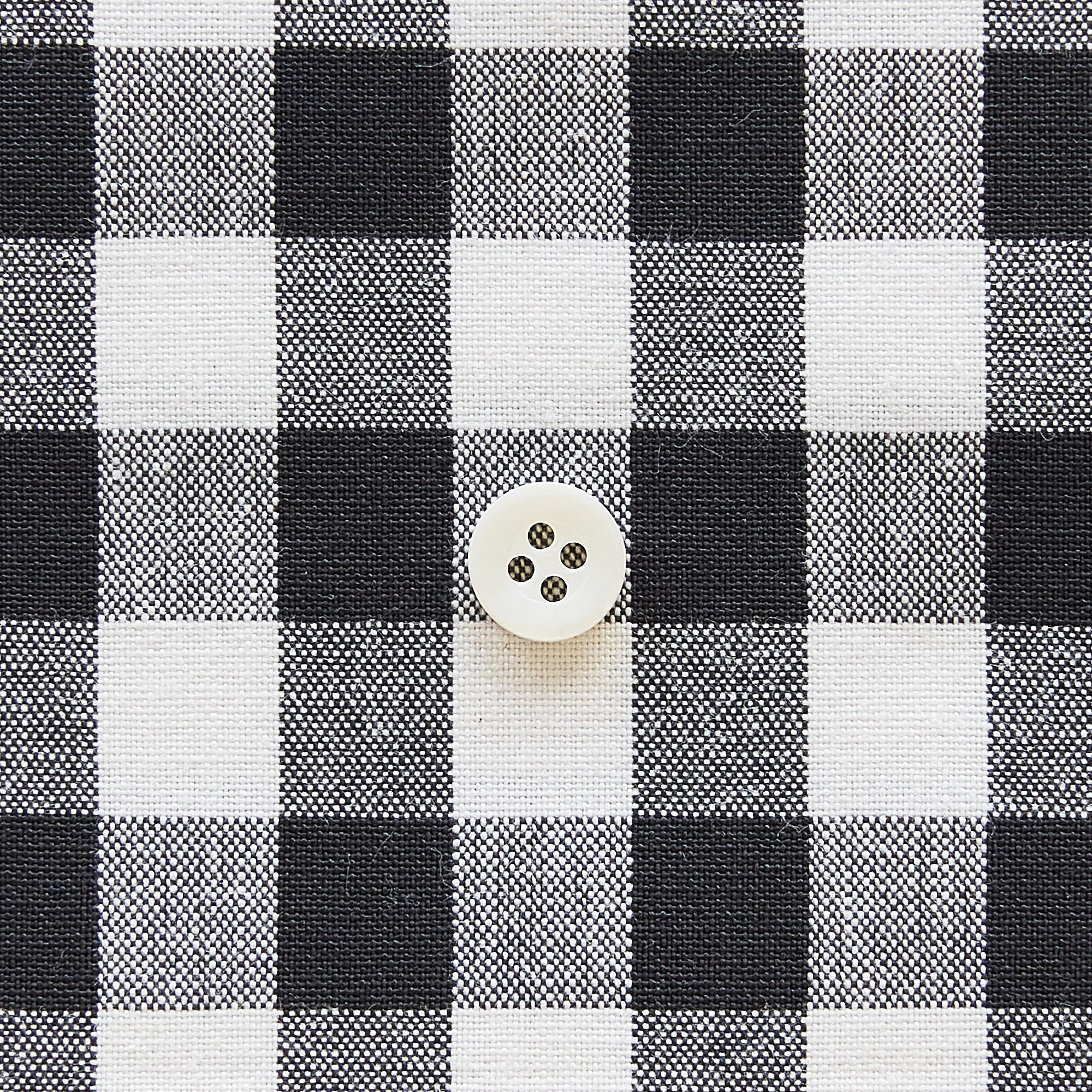 綿ポリ交織ダンガリー12mmギンガム#120 ダークグレー