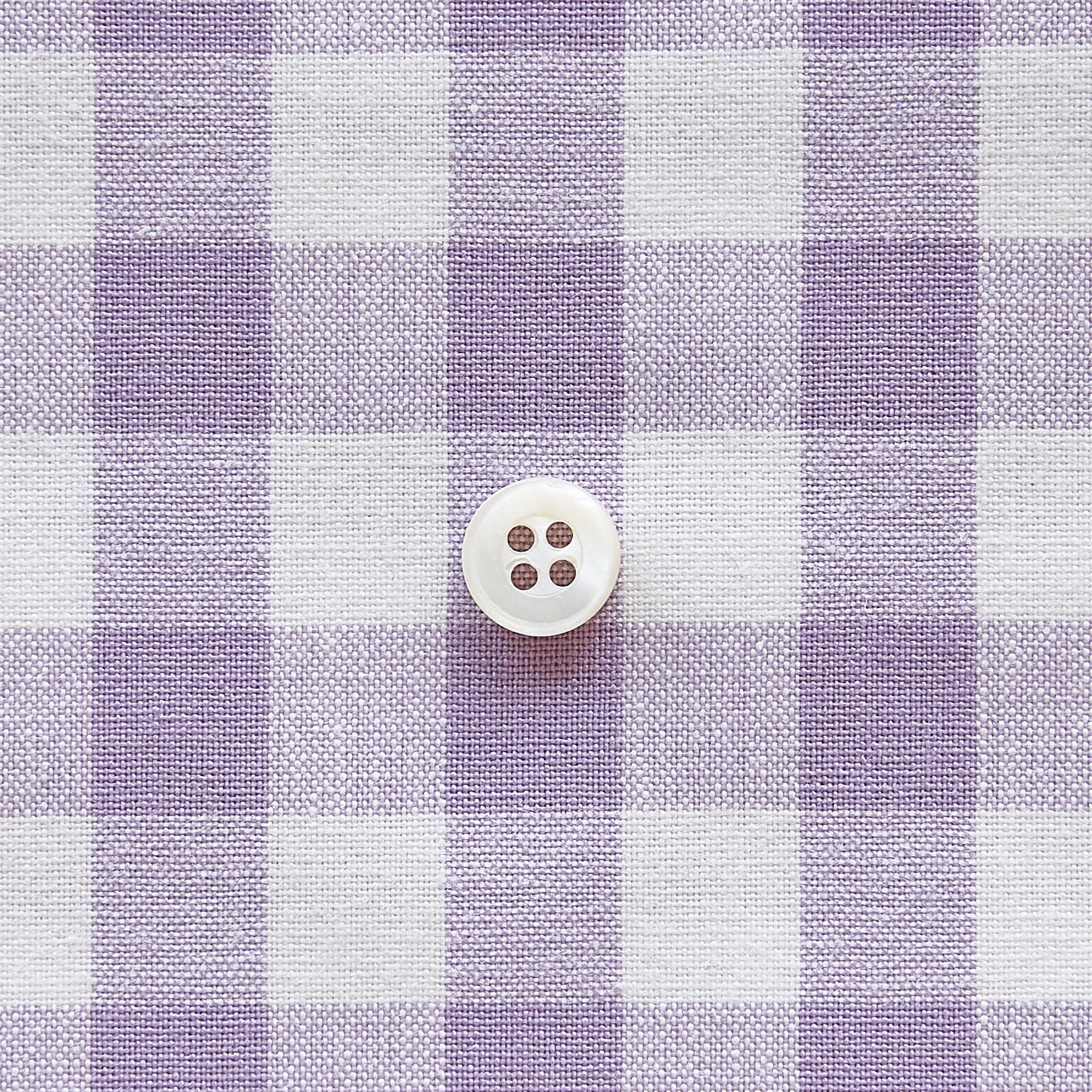 綿ポリ交織ダンガリー12mmギンガム#123 ペールラベンダー