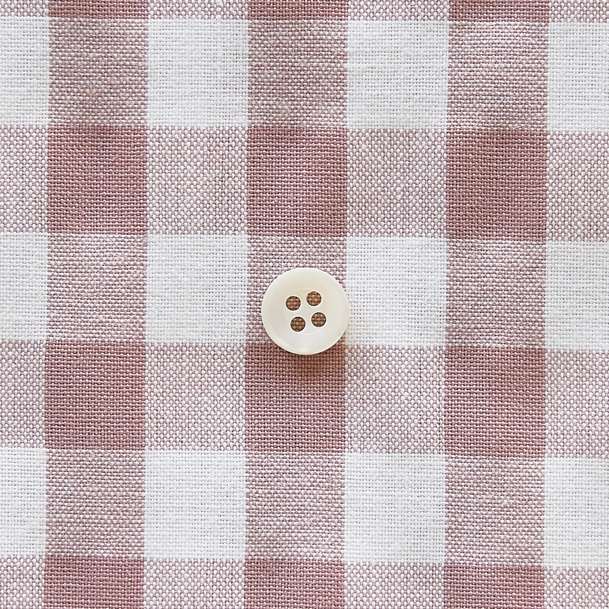 綿ポリ交織ダンガリー12mmギンガム#202 スモークピンク