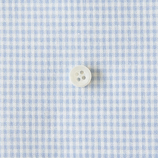 綿ポリダンガリー ギンガムチェック#柄の大きさ_1.5mm#カラー_#103 みずいろ