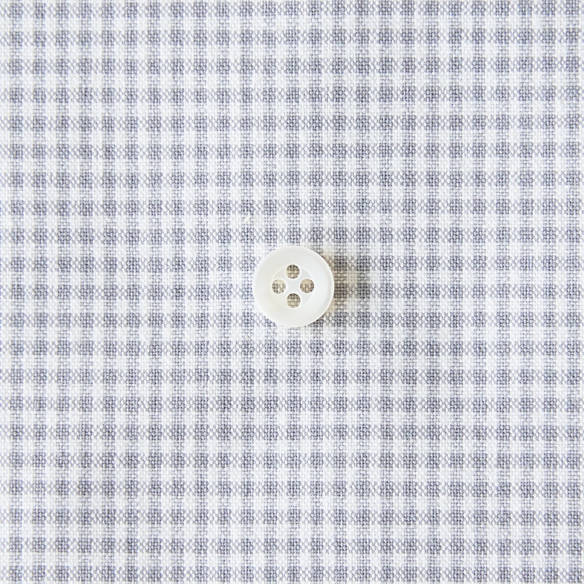 綿ポリ交織ダンガリー1.5mmギンガム#108 グレー