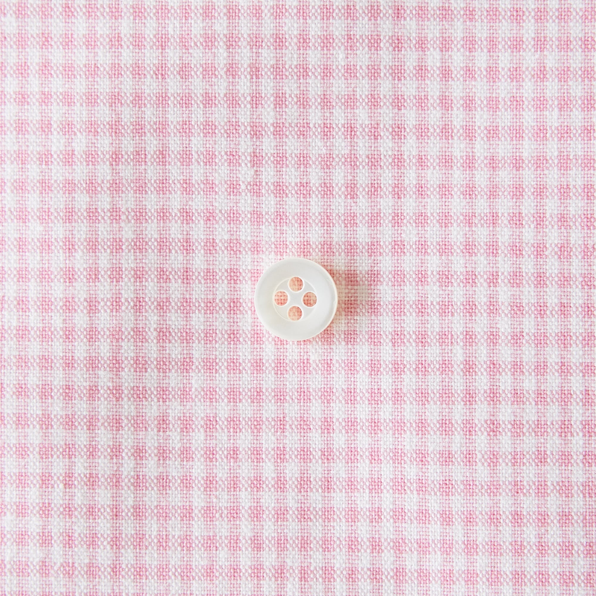 綿ポリ交織ダンガリー1.5mmギンガム#109ピンク